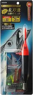 Fuji-Toki Special Sword Fish Set Type D2/D3 Super Bright Red LED Electric Float Included, Made in Japan
