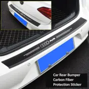 Car Rear Boot Bumper Sill Protector Anti Scratch Cover Guard (Carbon Fiber)