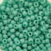 11/0 TOHO ROUND Opaque Turquoise Seed Bead (8g)