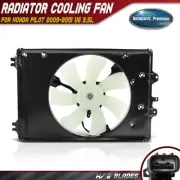 Radiator A/C Condenser Cooling Fan Assembly for Honda Pilot 2009-2015 V6 3.5L (for: Honda)