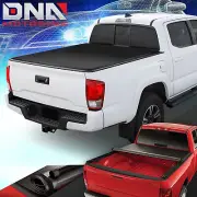 FOR 2016-2023 TOYOTA TACOMA 6 FT SHORT BED TRUCK SOFT TOP ROLL-UP TONNEAU COVER