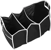 Trunk Organizer for Car Collapsible Compartment Boot Storage Box Lightweight and Portable for and Picnic Efficient Car Back Seat Organizer