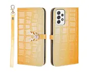 For Samsung Galaxy A72 5G Cover Wallet - Yellow