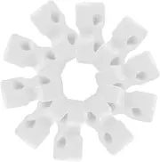 Abaodam 10pcs Crib Board Plastic Pegs Bed Frame Mounting Kit Crib Hardware Brackets for Bed Rail Support