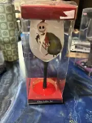 NEW Nightmare Before Christmas Glass Goblet Jack Skeleton as Santa Clause