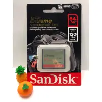 在飛比找蝦皮購物優惠-SanDisk Extreme CF 64G 64GB 12