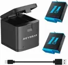 Battery Charger for GoPro Hero12/Hero 11/10/9 2-Pack Type-C Quick Charger