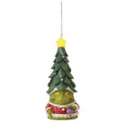 Jim Shore Dr. Seuss Grinch Gnome with Tree Hat Ornament #6015227