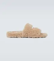 [Balenciaga] Balenciaga Political Campaign Furry slides AU 7 beige