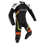 Joe Rocket Speedmaster 7.0 One Piece Suit (52, Black/Hi-Vis)