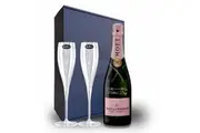 MOTHER'S DAY MOET & CHANDON ROSE GIFT HAMPER - Includes 2 Pack Champagne Flutes