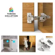 4 Pack 2 Pair 165 Degree Lazy Susan Hinges Full Overlay Concealed for Cabinet...