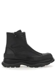 [Alexander McQueen] Alexander McQueen-Tread Slick Motorcycle Boot-Uomo 40
