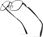 [FONEX] Pure Titanium Glasses Frame Men Square Eyeglasses Optical Eyewear F85755