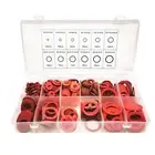 Assorted Red Flat Washers 600 Pcs for Electronics Insulation Applications