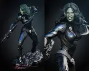Gamora 3D Printing Figure Unpainted Model Sculpture GK Blank Kit New Stock