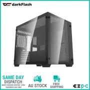 DarkFlash Computer PC CASE Mirco-ATX Tower Tempered Glass Panel without Fan-C285