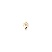 14k AA Diamond Heart Pendant