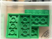 LEGO Parts - Green Plate 2 x 4 - No 3020 - QTY 5