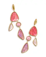 Kendra Scott Margot Pink Mix Statement Earrings, 3.4L