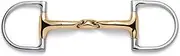 Cavalon Hunter D-Ring Lozenge Savor Gold Snaffle Bit