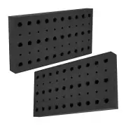 Router Bit Storage Trays Two Quality Foam Material for 100 Bits total