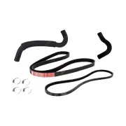 Gates Drive Belt & Radiator Hose Kit for Mitsubishi Triton ML MN 2.5 100KW 05-15
