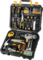 Tool Set：Tool Kit with 8V Cordless Drill,Tool Box with Drill,Hand Drill Set f...