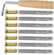 Kisangel 1 set Lyre Harp Accessory Set Durable Tuning Pins Wrench for Stringed Instruments Essential Lyre Harp Parts for Easy Tuning and Maintenance Reliable Practical Instrument