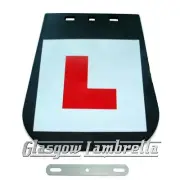 Gilera / Vespa Scooter L LEARNER PLATE MUDFLAP