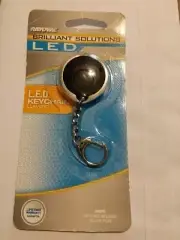 LED Keychain Ring RAY O VAC Bright Flashlight LED Never Needs Replacing