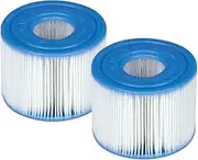 [INTEX] 29001E PureSpa Type S1 Heavy Duty Easy Set Dacron Paper Hot Tub Spa Filter Replacement Cartridge for Various PureSpa Models, 2 Pack