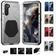 New iMATCH Shockproof Silicone Bumper Metal Case Cover for OnePlus Nord / Nord 2