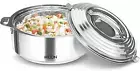 Casserole for Hot Food, Insulated Stainless Steel Hot Pot with Lid, 84 Oz (2500