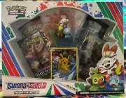 POKEMON TCG SWORD & SHIELD FIGURE COLLECTION BOX (SWSH020 Promo Card) NEW SEALED