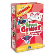 Blue Orange Games Super Genius Compound Words Fun Learning Card Game Kids 8y+