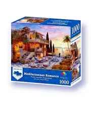 Mediterranean Romance | Majestic by Springbok | 1000 Piece Jigsaw Puzzle