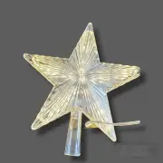 Led Christmas Star Tree Topper Battery Operated 9.5"