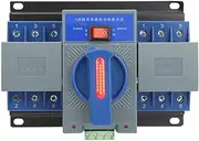 EVTSCAN Automatic Transfer Switch Mini 63A 3P, Dual Power Generator Change Switch Electronic Power Circuit Breaker