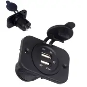 Dual USB Car Phone Charger Cigarette Lighter Socket 3.1A Fit For GPS Boat Truck (for: Fiat)