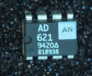 ANALOG DEVICES AD 621AN INSTRUMENTATION AMPLIFIER 8 PIN DIP