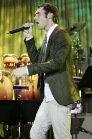 Adam Levine of Maroon 5 at Clive Davis 2005 Pre GRAMMY Awards Part- Old Photo 6