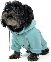 Huskimo Hartz Peak Dog Hoodie, Lagoon, 33cm