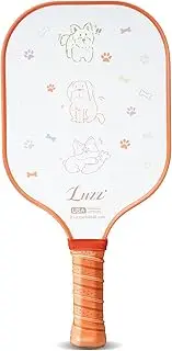 Luzz Carbon Fiber Pickleball Paddles, Sandblasted Surface USAPA Approved Pickleball Rackets for Beginners Increased Spin Control Pickle Ball Paddle Set for Men,Women,Pros,Adults,Dog