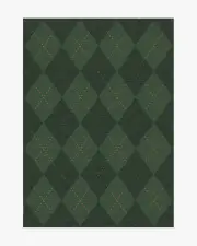 150' x 215' | Machine Washable Runner Rug | Kid & Pet Friendly | Indoor Rug | Oliver Argyle Forest Green Tufted Rug | Ruggable
