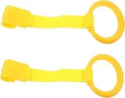 Abaodam 2Pcs Pull Rings for Crib Standing and Walking Assistant Tools Versatile Hand Pull Rings for Newborns Safe and Sturdy Design for Home Park and Travel