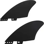 SUPSingle Center Fin, Paddle Board Fin, Surf Fin, with No Tool Fin Screw, for SUPReplacement Fins for Surfing, Surfboard, Stand up Paddle Board, Longboard (2 PCS)