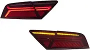 LED Tail Light Assembly Plug And Play Compatible For Audi A7 2012-2018 Flowing Water Flicker Rear Lamps