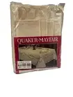 Quaker-Mayfair Lace Tablecloth 9 Piece 1 Tablecloth 4 Napkins & 4 Napkin Rings