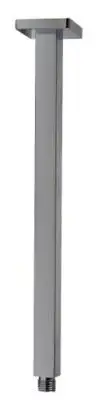 Brasshards CHAI CEILING DROPPER ARM 300mm Brass Construction CHROME 11SSD01C